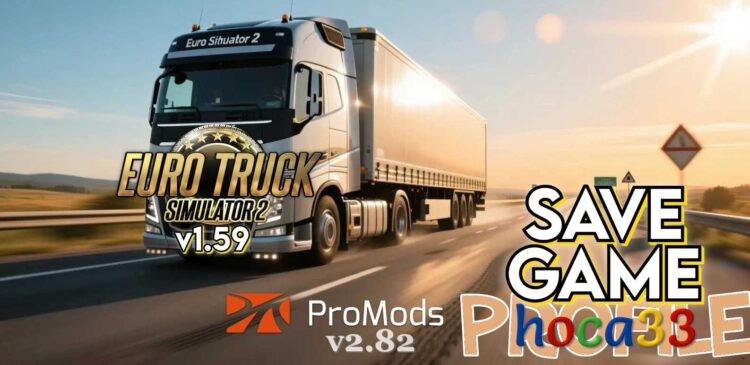 ProMods Europe v2.82 ETS2 1.59 完全节省（100%）