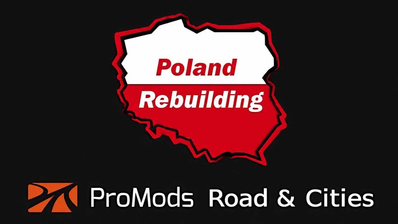 ProMods 道路与城市 波兰 重建 合并 v3.0 1.60 ETS2