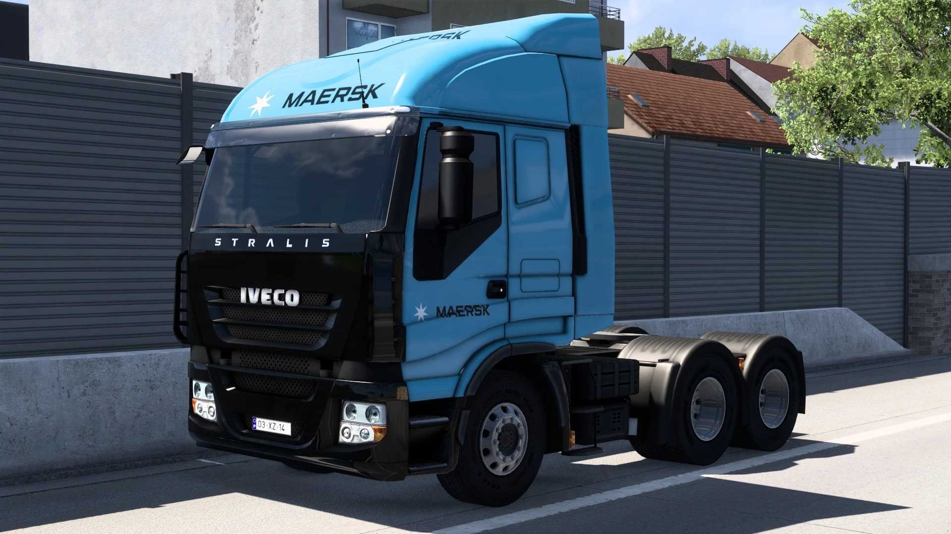 马士基 IVECO STRALIS 21 07 2026 v2.0 1.40 1.61 ETS2