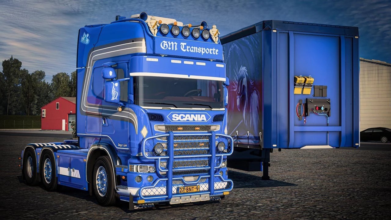 斯堪尼亚危险地带 R620 拖车 v1.60 ETS2