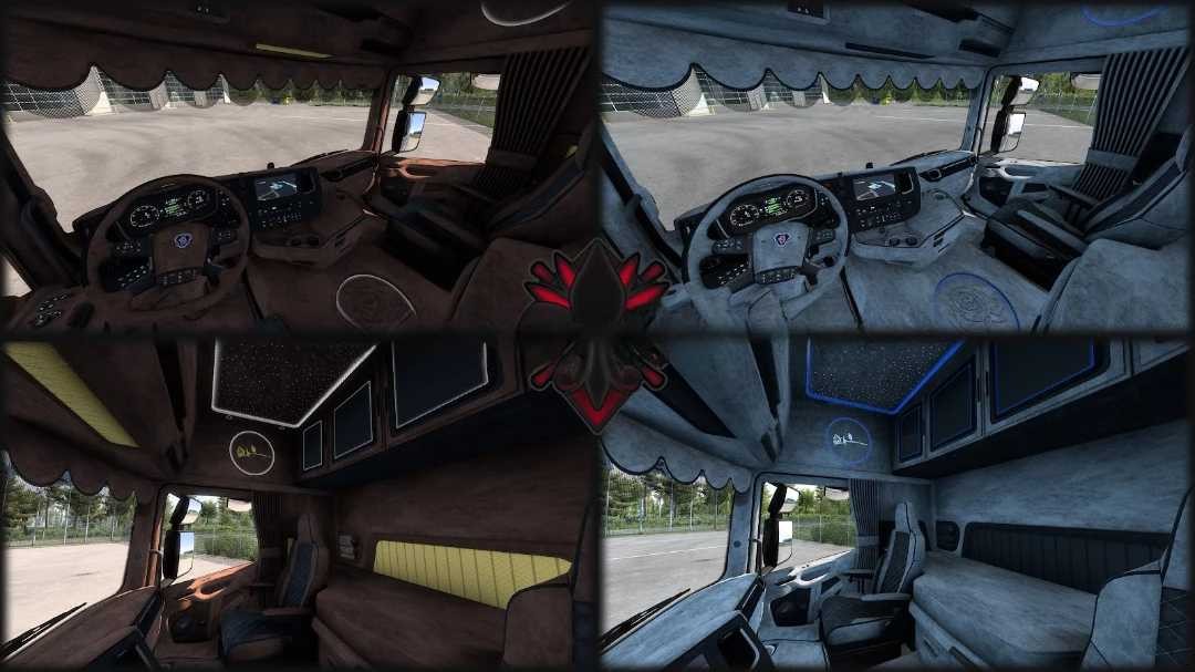 斯堪尼亚下一代 R&S 内饰包 v1.0 ETS2