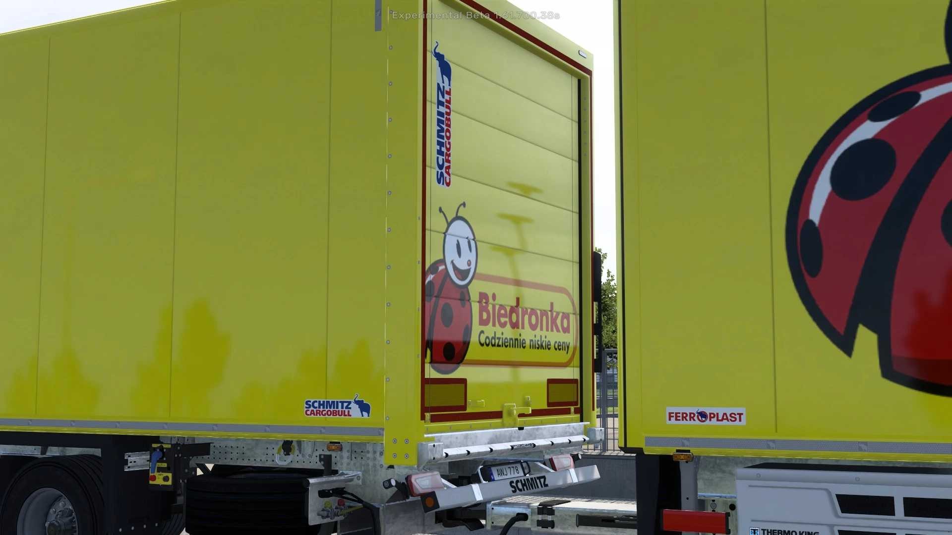 BIEDRONKA SCHMITZ CARGOBULL S.KO COOL 07 08 2026 1.40 1.61 欧卡2