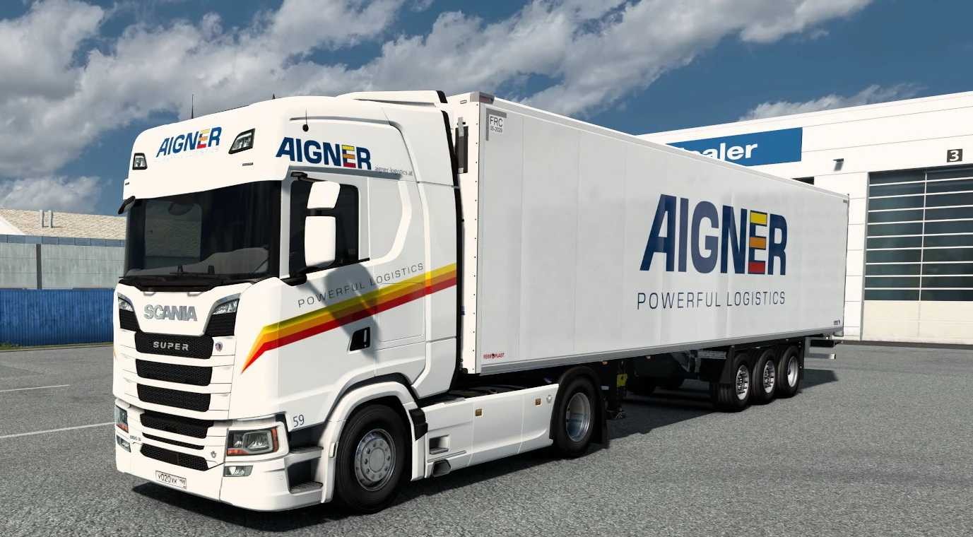 组合皮肤 Aigner 强力物流 v1.0 ETS2