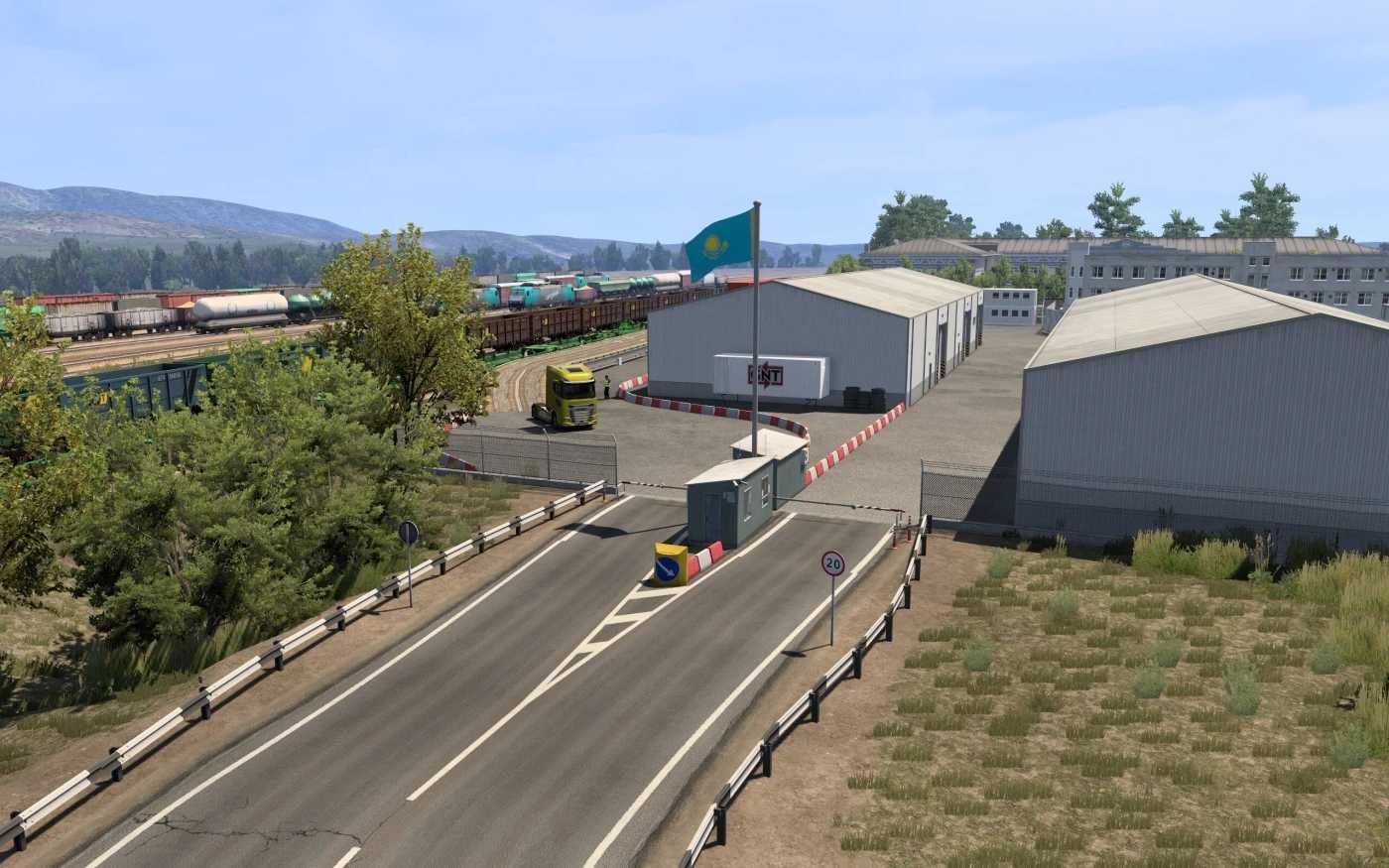 Promods 大草原到七河地图火车连接 v1.0 1.60 ETS2