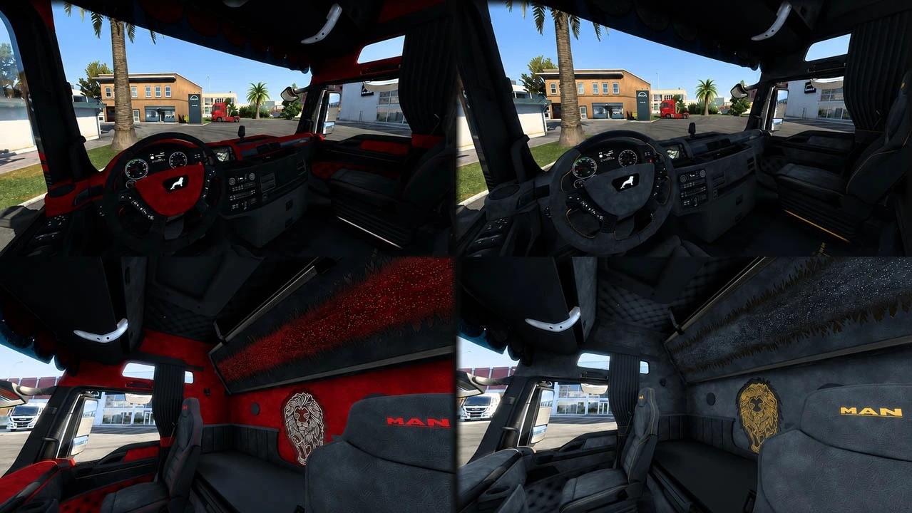 曼恩 TGX E6 内饰包 v1.5 1.6 ETS2