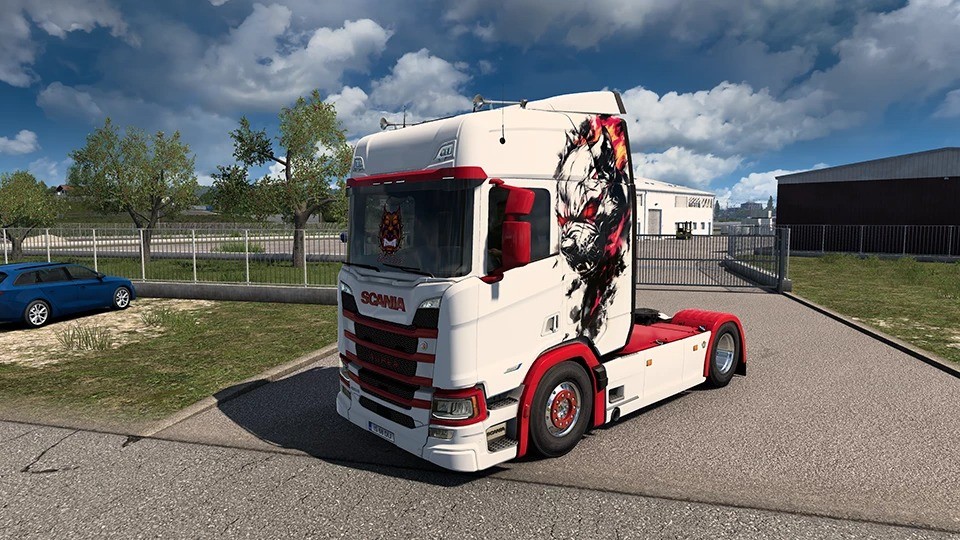 皮肤 坏狗 斯堪尼亚 NTG R 高顶 v1.0 ETS2