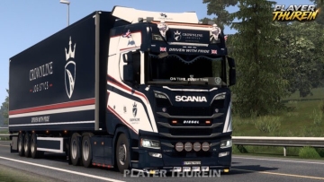 ETS2 玩家 Thurein 为斯堪尼亚 S 设计的 Crownline 组合外观