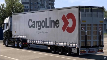 H&W Krone SD27 巨型拖车 3 4 6 车轴 v1.60 ETS2