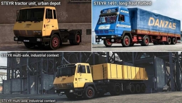 斯太尔1491已修复并更新至1.60 ETS2