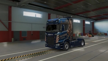 斯堪尼亚 Blue Phoenix 喷漆 ETS2 v1.35 1.60