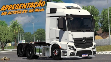 奔驰 Actros Macauuly v2.0 Livre Edit 1.60 ETS2