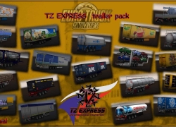 TZ EXPRESS TRAILERS PACK + OWNABLE PACK 1.36 ETS2