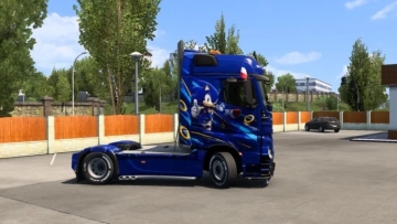 梅赛德斯 Actros 的索尼克涂装