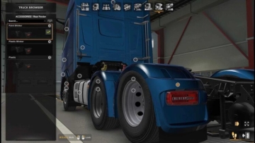 DAF XG 2021 v1.60 的顺序转向信号灯