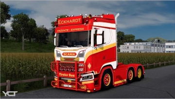 斯堪尼亚 S650 Eckhardt 拖车 v7.0 1.60 ETS2
