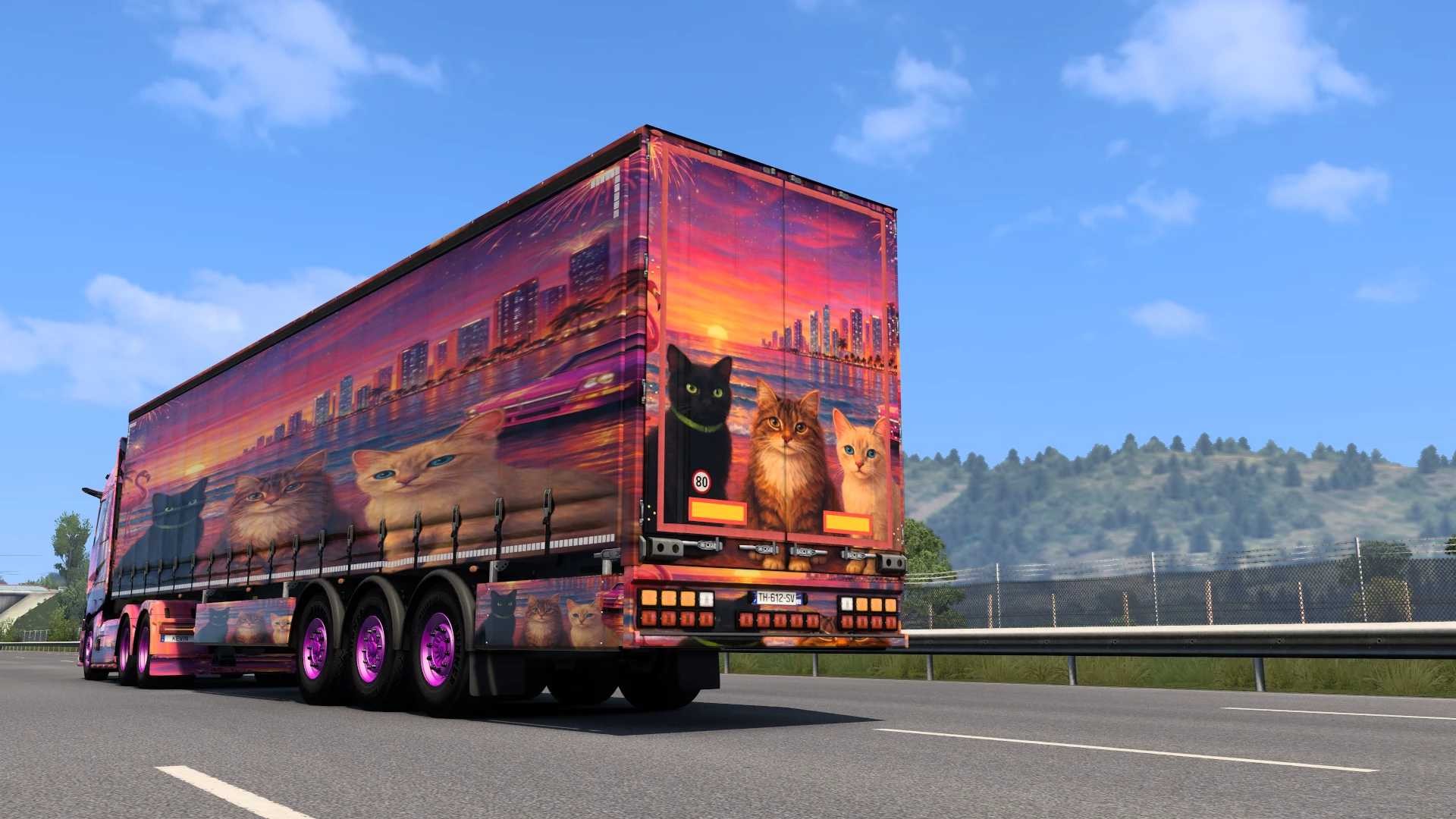 迈阿密猫 SCS 货箱拖车 v1.0 ETS2