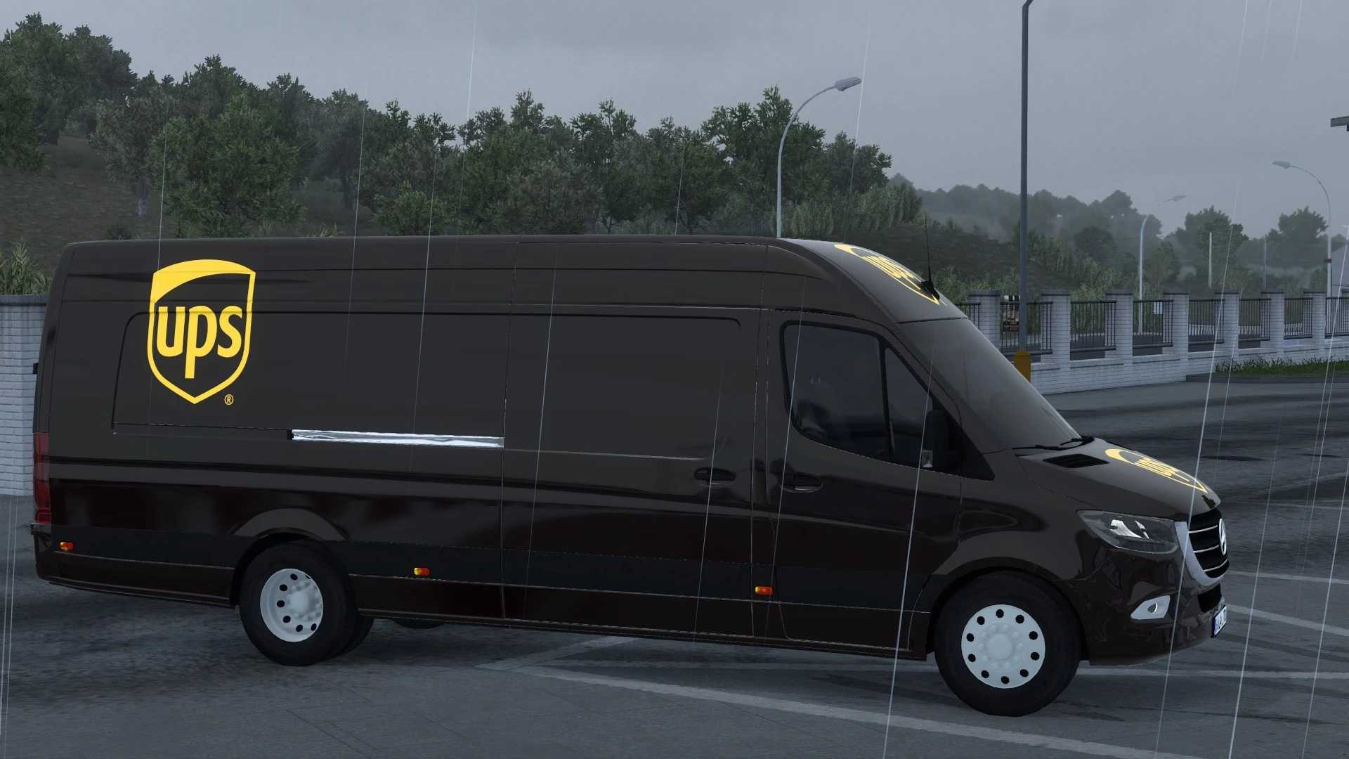 UPS 梅赛德斯-奔驰 Sprinter TRZPRO 2026年07月10日 1.40 1.60 ETS2