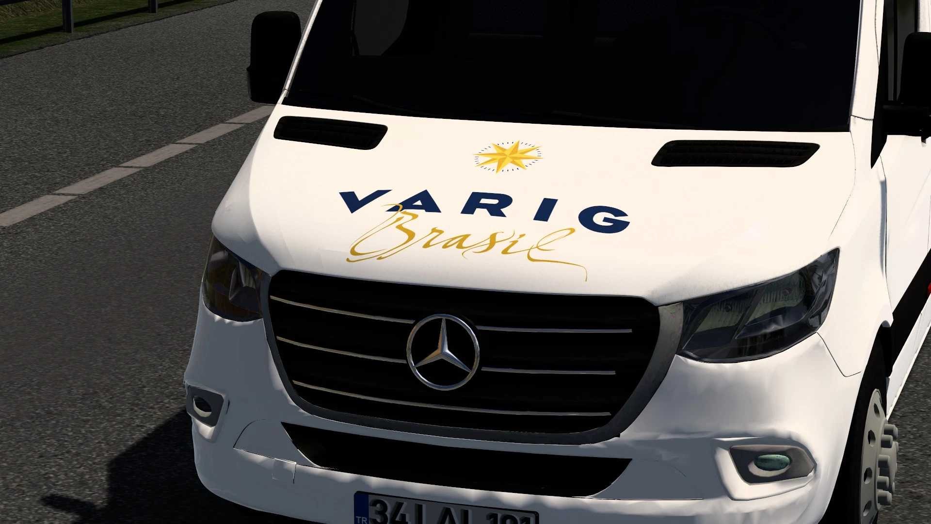 VARIG 梅赛德斯-奔驰 SPRINTER TRZPRO 13 07 2026 1.0 1.40 1.61 ETS2