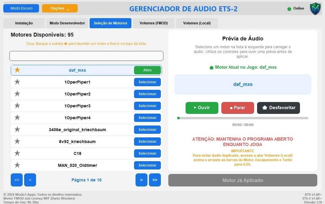 ETS2 ATS 音频管理器 v3.9 ETS2