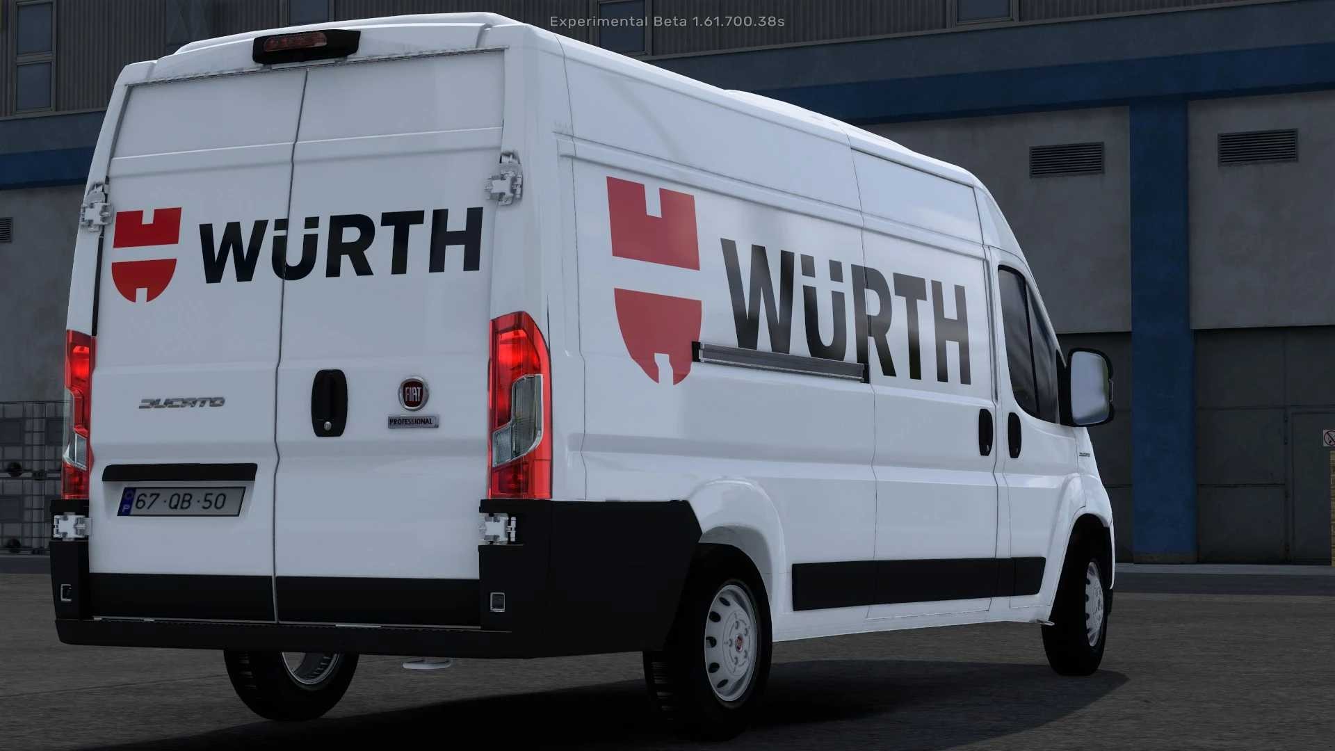 8K WÜRTH 菲亚特 DUCATO 2026 TRZPRO 13 08 2026 v1.0 1.40 1.61 ETS2