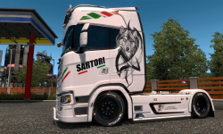 皮肤SARTORI版为沃尔沃FH 2012和斯堪尼亚年代V1.0卡车的皮肤