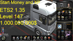 启动资金和XP ETS2 1.35X国防部