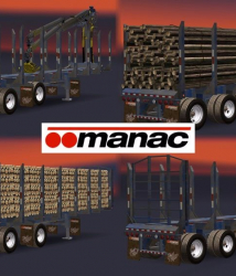 日志拖车1.31.x Manac 4轴