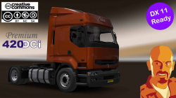 雷诺优质DCI 420 ETS2 1.35.X&DX 11卡车