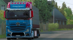 MP4皮肤CHNAOUI运输 - ETS2 1.35卡车皮肤
