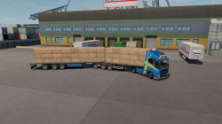 SCS FLATBED B-DOUBLE 1.35 ETS2