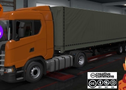 NEFAZ 93341-10拖车改装ETS2 1.36 DX11 MOD