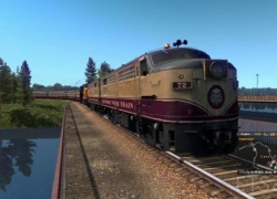 ETS2 v3.3.3中的美国改进型火车