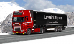 斯堪尼亚RJL LEVERINK RIJSSEN V1.0卡车的皮肤