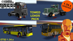 加载包为CRANETRUCKS ETS2 1.34X拖车