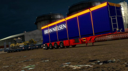 BRIAN NIELSEN 4轴拖车用于ETS2 1.34和1.35 MOD
