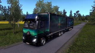 奔驰新ACTROS 1.33串联卡车