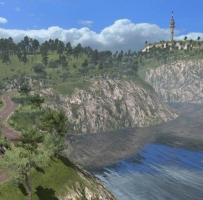 1.32大乌托邦ETS2地图。 X国防部