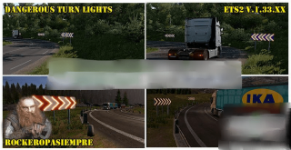 危险的转灯ETS2 1.33X