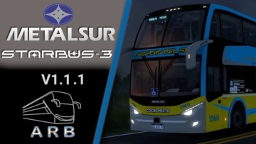 Metalsur Starbus 3 Scania V1.1.1 适用于 ETS2 1.60
