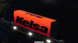 KELSA LED照明站名牌V1.11调优国防部