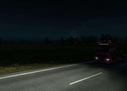 现实夜空ETS2 1.36 MOD