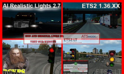 AI现实的灯2.7 v ETS2 1.36.XX