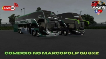 MARCOPOLO G8 1800 DD 8X2 SCANIA 1.60 欧卡2