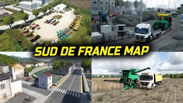 Sud de France 地图 by Charly v2.1 1.60 ETS2
