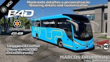 Viaggio G8 1050 –（斯堪尼亚 K320C B4x2 欧6）v1.0 ETS2