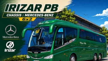 伊利萨尔 PB 6×2 梅赛德斯奔驰 ETS2 ATS 1.59 1.60