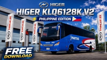 海格 KLQ6128K V2 菲律宾版 ETS2 1.60