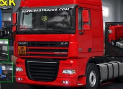 VAD＆K V6.10 1.36.X的DAF XF 105