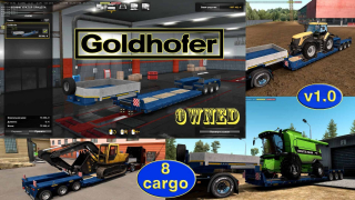 OWNABLE超重拖车ETS2 GOLDHOFER V1.0
