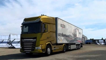 DAF XF 2021 与 E6 Paccar MX 13 v5.0 ETS2